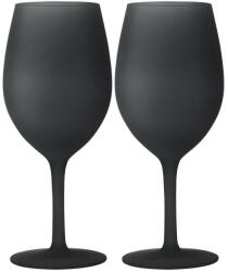 Brunner Wineglass Blacksatin - 2db borospohár fekete