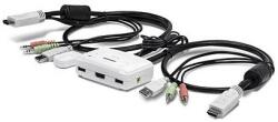 TRENDnet KVM Switch 2 portos HDMI (TK-215I) (TK-215I)