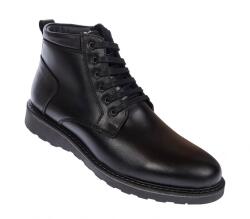 Ciucaleti Shoes Ghete barbati negre, casual, din piele naturala, cu fermoar, ADAM - CIUCALETI SHOES CORSAFN (CORSAFN)