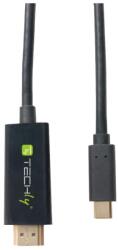 TECHLY IADAP USBC-HDMI2TY video digitalizáló adapter 3840 x 2160 pixelek Fekete (IADAP-USBC-HDMI2TY) (IADAP-USBC-HDMI2TY)