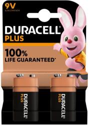 Duracell Plus 6LR61 9V riasztóelem (2db/csomag) (142268) (142268)
