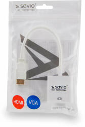 Elmak Savio CL-27 video átalakító kábel VGA (D-Sub) HDMI A-típus (Stand (cl-27)
