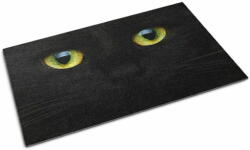 tulup. hu Egyedi lábtörlő Fekete macska 60x40 cm