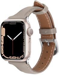 Spigen Kajuk Watch Band valódi bőr szíj - Apple Watch 41mm/40mm/38mm - krém (AMP05440)