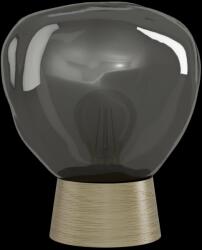 EGLO 390321 | Magacela Eglo asztali lámpa 27cm vezeték kapcsoló 1x E27 fekete, füst, natúr (390321)