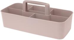 4-Home Organizator portabil din plastic Danny, 32 x 16 x 13 cm, roz