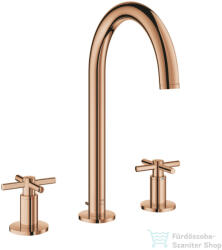 GROHE ATRIO 3 üléses mosdó csaptelep automata leeresztővel, Warm Sunset 20643DA0 (20643DA0)