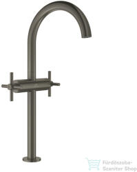 GROHE ATRIO XL magasított mosdó csaptelep click-clack leeresztővel, Brushed Hard Graphite 21149AL0 (21149AL0)