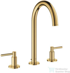 GROHE ATRIO 3 üléses mosdó csaptelep automata leeresztővel, Cool Sunrise 20649GL0 (20649GL0)