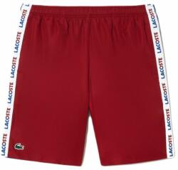 Lacoste Pantaloni scurți tenis bărbați "Lacoste Sportsuit Logo Stripe Tennis Shorts - bordeaux/navy blue