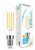 Modee LED lámpa B35 DIM gyertya filament 7W- 50W E14 750lm 840 DIM 220-240V AC 35000h 360° 4000K Modee - ML-CF4000K7WE14D (ML-CF4000K7WE14D)