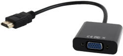 Gembird HDMI > VGA (15-DSUB) adapter kábellel, audioval (passzív) [A-HDMI-VGA-03]