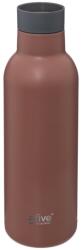 5five Termos Bottle Zerro, visiniu, 0.45 litri, inox, 7 x H 23 cm