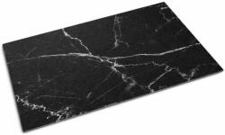 tulup. hu Beltéri lábtörlő szőnyeg Fekete márvány 90x60 cm