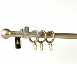 Veszprém óarany 1 rudas fém karnis szett - 160 cm