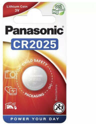 Panasonic CR2025 Lithium gombelem 3V, 1db/cs