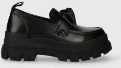 Buffalo mokaszin Aspha Loafer Bow fekete, női, platformos, 1622304 - fekete Női 39