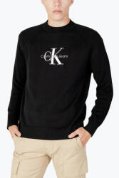 Calvin Klein Bluza barbati cu imprimeu cu logo si decolteu rotund Regular fit negru (FI-J30J323408_NEBEH_M)