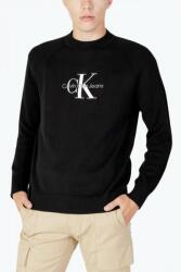 Calvin Klein Bluza barbati cu imprimeu cu logo si decolteu rotund Regular fit negru (FI-J30J323408_NEBEH_XS)