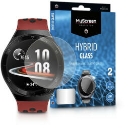 MyScreen Protector Huawei Watch GT 2E rugalmas üveg képernyővédő fólia - MyScreen Protector Hybrid Glass - 2 db/csomag - átlátszó