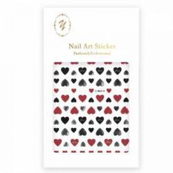 Molly Lac Sticker Nail Art Dark Red