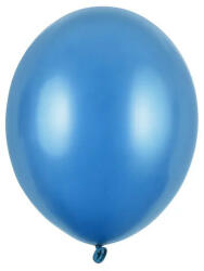 Partydeco Strong Latex lufi 11" (28cm) metál Caribbean Blue, 50db/cs (LUFI920249)