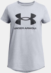 Under Armour UA G Sportstyle Logo SS Tricou pentru copii Under Armour | Gri | Fete | 122 - bibloo - 101,00 RON