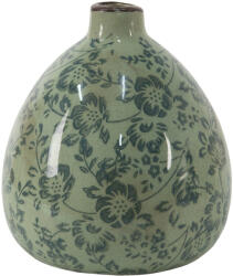 Clayre & Eef Vaza flori ceramica verde 13x14 cm (6CE1391S)