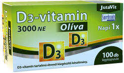 JutaVit Vitamin D3 3000 IU (Olive) (100 Capsule moi)
