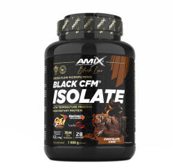Amix Nutrition Linie neagră Linie neagră CFM Izolați - Black Line Black CFM Isolate (1000 g, Tort de Ciocolată)