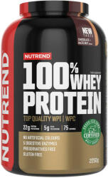Nutrend 100% Whey Protein (2250 g, Ciocolată cu Alune)