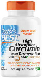 Doctor's Best High Abs. Curcumin From Turmeric Root + C3 (120 Comprimate)