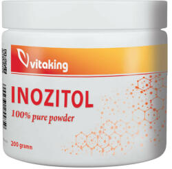 Vitaking Inositol 100% pulbere pură - Inositol 100% pure powder (200 g)