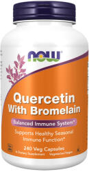 NOW Quercetin With Bromelain (240 Capsule Vegetale)