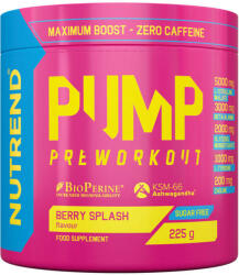 Nutrend Pump Preworkout (225 g, Berry Splash)