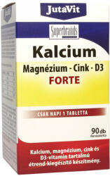 JutaVit Calcium + Magnesium + Zinc + D3 Forte tablet (90 Comprimate)