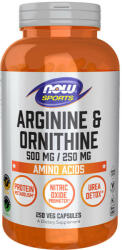 NOW Arginine & Ornithine 500/250mg (250 Capsule)
