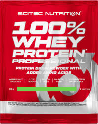 Scitec Nutrition 100% Whey Protein Professional (30 g, Căpșuni)