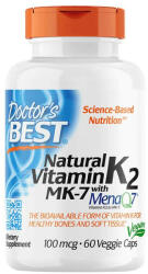 Doctor's Best Natural Vitamin K2 100 mcg (60 Capsule Vegetale)