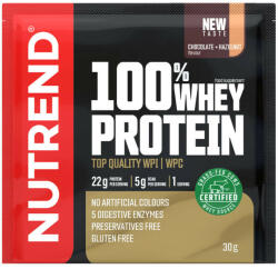 Nutrend 100% Whey Protein (30 g, Ciocolată cu Alune)