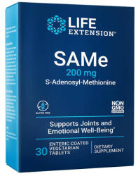 Life Extension SAMe 200 mg (S-Adenosyl-Methionine) (30 Comprimate)