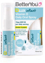 BetterYou Dlux Infant Daily Vitamin D Oral Spray (15 ml, Fără adaos de aromă)