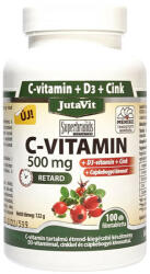 JutaVit Vitamin C 500 mg + D3 + Zinc tablet (100 Comprimate)