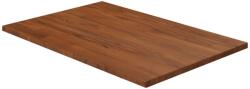 vidaXL Blat de baie, maro închis, 60x40x1, 5 cm, lemn masiv tratat (343026)