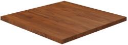 vidaXL Blat de masă pătrat maro închis 60x60x2, 5 cm lemn stejar tratat (343044)