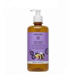 APIVITA Șampon pentru păr, cu afine - Apivita Mini Bees Gentle Kids Shampoo 500 ml