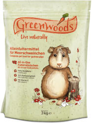  Greenwoods Greenwoods Small Animals Hrană porcușori de guineea - 2 x 3 kg