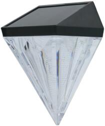 Avide Entac napelemes szolár fali lámpa gyémánt alakú meleg fehér (ESDSL-SMD)