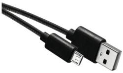 EMOS Töltő- és adatkábel USB-A 2.0 / micro USB-B 2.0, 2 m, fekete (SM7008BL) - eledbolt