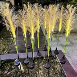 Forever Light Sunari kerti fű napfű napelemes szolár lámpa 100 cm (RTV100386)